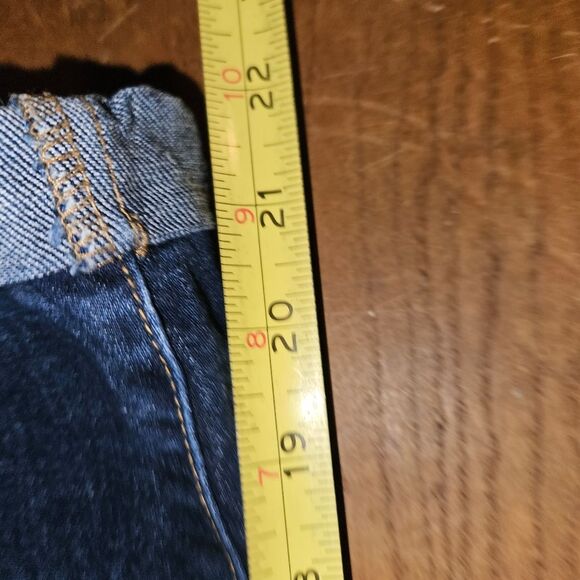 Old Navy The Sweetheart Cuffed Skinny Straight Jeans Women’s Size 0 Dark Wash - Picture 6 of 8